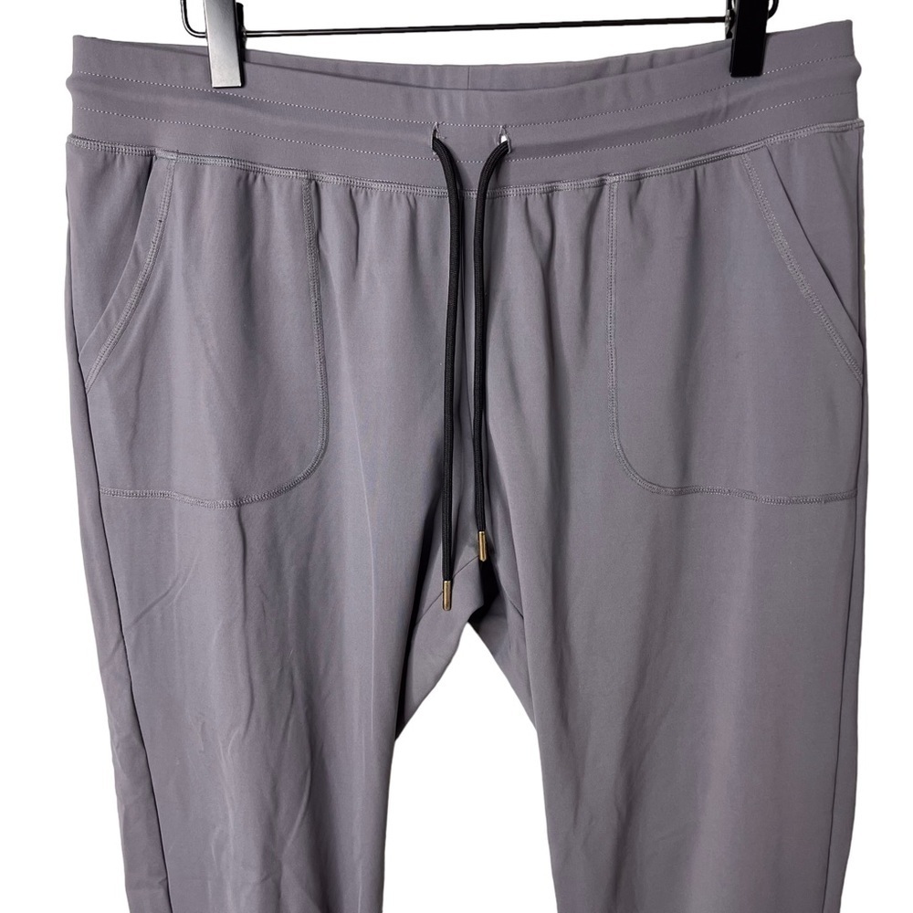 Zyia Active Peak Ankle Zipper Joggers Gray Size Large Athleisure Athletic - Picture 5 of 9
